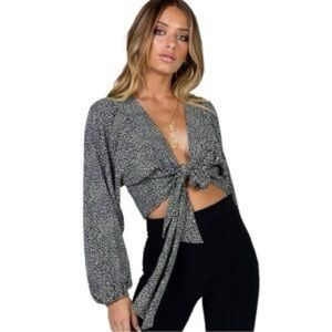 Princess Polly- floral blouse- Size 2